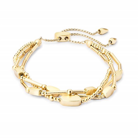 Kendra Scott Jewelry - Kendra Scott Chantal Gold BeadedMulti-Strand Bracelet